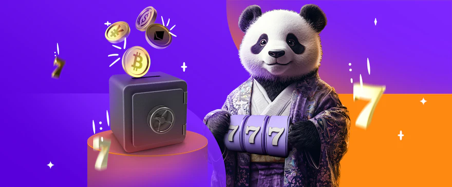 ビットカジノの最大5,000 USDTウェルカムボーナスのバナー